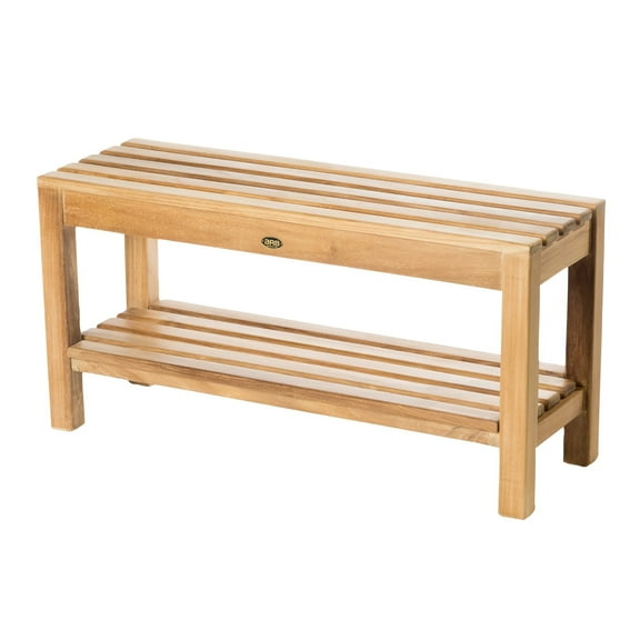 ARB SYSTEMS INC Teak Shower Bench Coach 36" (90 cm) with shelf