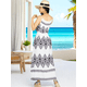 thumbnail image 3 of Vestido Largo Casual Mujer Unitalla Maxi Dres Cómodo Estilo Moderno, 3 of 5