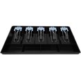 thumbnail image 1 of Bandeja para Efectivo con 5 Coartimentos para Billet y 4 para Monedas, Caja Organizadora de Dinero con Clip Metálico, Ideal para Cajón de Tienda - Negro, 1 of 5