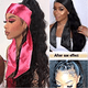 thumbnail image 5 of Stain Edge Lay Scarf Wrap para peluca de encaje frontal, 56 x 4 pulgadas suave y cómoda diadema para maquillaje de mujer, facial, deportes MFZFUKR CPB-DE-LYY934-1, 5 of 5