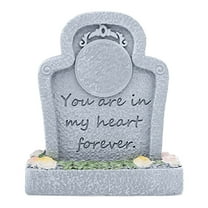 DefiDgd Pet Tombstone Dogs Cats Small Resin Grave Markers,Pet Dog Grave Markers Garden Memorial Stones Dog Sympathy Gifts for Dogs Cats Indoor Outdoor(A)