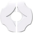 thumbnail image 1 of Ekena Millwork CMP14PL2-04000 14 Po OD x 4 Po ID Carré Percival Architectural Grade PVC Médaillon de Plafond Contemporain - 2 Pièces, 1 of 1