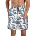 thumbnail image 1 of Fotbe Vintage Floral 1 Trajes de Baño Estampados para Hombre, Shorts de Verano de Secado Rápido, Ropa de Playa, Bañadores-Small, 1 of 6