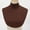 Coffee, variant on Women's Cotton Mock Turtleneck Dickey Half Top Collar Neck Blouse False Fake Neck