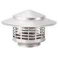 thumbnail image 2 of Bouchon de Cheminée Rond en Acier Inoxydable Antirouille pour Extérieur, 2 of 7