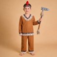 thumbnail image 1 of Court Ensemble for Stage Performance - Fringe Top Trousers and for Educational/Holiday Events, 1 of 7