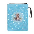 thumbnail image 2 of HELLHERO Book Sleeve Cover, 1 pc Polyester Fabric Book Protection Book Organzoer Holder for Class Office Pocket, 11.4 Inch X 8.66 Inch, 2 of 7