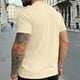 thumbnail image 4 of Ceisia Men's Slim Fit Short-Sleeve Mock Neck Basic T-Shirt Solid Color Spring Summer Shirt Gift, 4 of 5