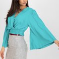 thumbnail image 3 of Long Sleeve Blouses for Women Womens Fashion Casual Spring and Summer Solid Color Long Sleeve V-Neck Blouses & Blouses for Women Fashion Summer Long Sleeve Summer Blouses, 3 of 5