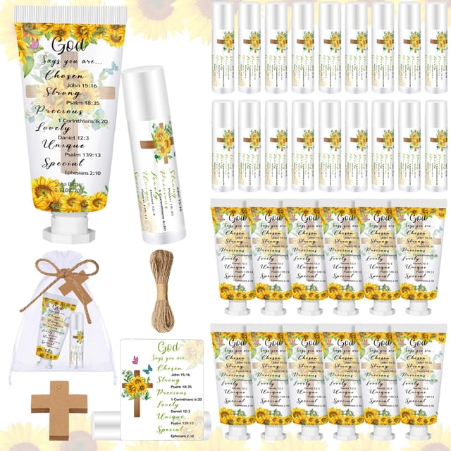 Set de crema de manos Christian Lip Balm Heigble, 144 unidades con accesorios
