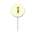 thumbnail image 1 of Hong Kong Door Handle Art Deco  Fashion Toothpick Flags Round Labels Party Decoration, 1 of 3