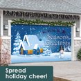 thumbnail image 3 of 7' x 16' Magical Winter Wonderland Christmas Double Garage Door Banner - Festive Outdoor Décor, 3 of 4