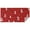 Red Christmas Snowman, variant on Red Christmas Snowman Pattern Rectangle Tablecloth 60"x84",Waterproof Polyester Rectangle Table Cloth, Wipeable Spillproof Polyester Tablecloth for Dining, Camping, Indoor and Outdoor