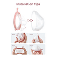 thumbnail image 6 of Momcozy Original V1 Pro/V2 Pro Breast Pump Replacement Accessories,Full Set Collector Max 7.8oz, with Double-Sealed Flange 24mm, 1PC, 6 of 6