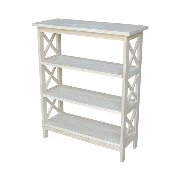 International Concepts 3Tier XSided Shelf Unit, Unfinished Walmart