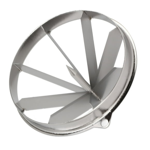 Cortador de frutas ergonómico con cuchilla desmontable de acero inoxidable afilado y divisor para manzanas, peras y naranjas, 8 secciones.