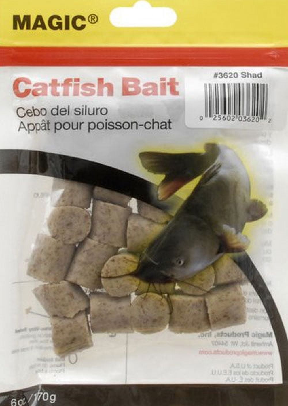 Magic Catfish Bait, Natural Shad, 6 Oz.