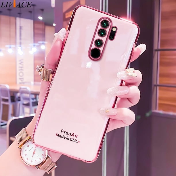 Funda de teléfono de silicona chapada de lujo para Xiaomi redmi note 8 pro 8T note8 T Electroplate Gold Bumper funda protectora trasera suave Tan Jianjun unisex