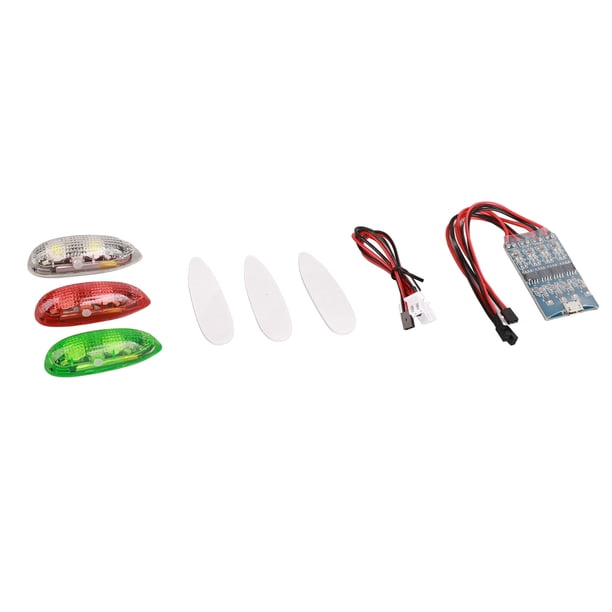 Eddwiin Luz De Navegación Inalámbrica Para Aviones Y Drones RC | 4 Modos De Parpadeo Y Batería Recargable Para Modelismo