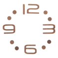 thumbnail image 5 of DIY Wall Clock Numerals Kit Replacement Numbers For Decoration 1 Set Multi Color Wood, 5 of 5