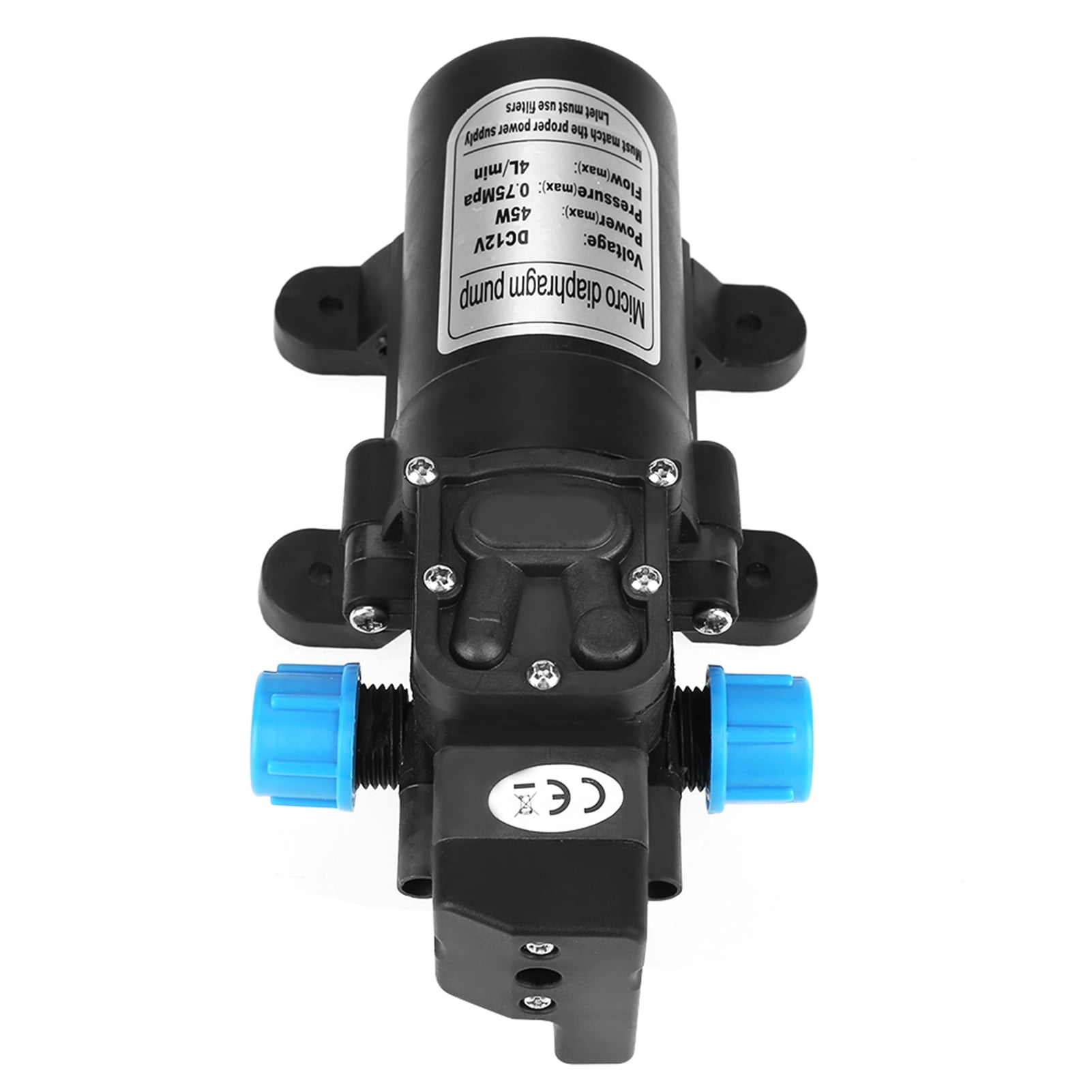 Smooth Rotation Long Lifespan Diaphragm Water Pump, Pump 12V, For Rv Camper Marine Boat
