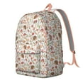 thumbnail image 2 of Hedgehogs and Red Mushrooms Snails Pattern Backpack for School,Cute School Bag,Schoolbag with Adjustable Shoulder Straps & Padded Back,15.7"x11.8"x5.5", 2 of 5