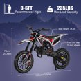 thumbnail image 3 of Seipouy 49cc Dirt Bike for Kids & Adults, 2-Stroke Mini Bike with Off Road Tires, Front & Rear Disc Brakes, Pull Start Pit Bike, 25MPH Maximum Speed, 3 of 7
