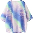 thumbnail image 3 of Cardigan Mignon pour Femmes, Cardigan à Manches Kimono Imprimé, Chemise Décontractée Ample et Couvrante, Hauts, Cardigans pour Femmes en Liquidation, 3 of 5