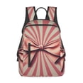 thumbnail image 1 of Fotbe Retro Bow Mochila Ligera para Hombres y Mujeres - Duradera y Resistente al Agua, Ideal para Escuela, Trabajo, Viajes y Uso Diario, 1 of 7
