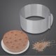 thumbnail image 4 of Cortador de galletas circular ajustable de 6-12 pulgadas-cortador de pastel redondo molde para pastel en capas de Mousse anillo para hornear (6-12 pulgadas)-10cm de alto, 4 of 5