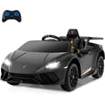thumbnail image 1 of Licensed Lamborghini Huracan Ride on Car by OLAKIDS, 12V Kids Electric Vehicle Battery Powered Toy with Remote Control, LED Lights, Spring Suspension, Bluetooth, MP3, Aged 3-8 Years, 1 of 9