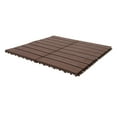thumbnail image 3 of TFCFL 12'' x 12'' x 0.79'' Outdoor Living Patio Deck Tiles, Plastic Outdoor Flooring Interlocking Pavers Tiles, 3 of 13