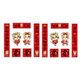 thumbnail image 2 of Decoración de año de nuevo chino 2022, coplas chinas Chunlian Fu Adorno de personaje de ventana de puerta de año para el día de Navid Tigres Macarena Pegatina Pareados Fu, 2 of 8