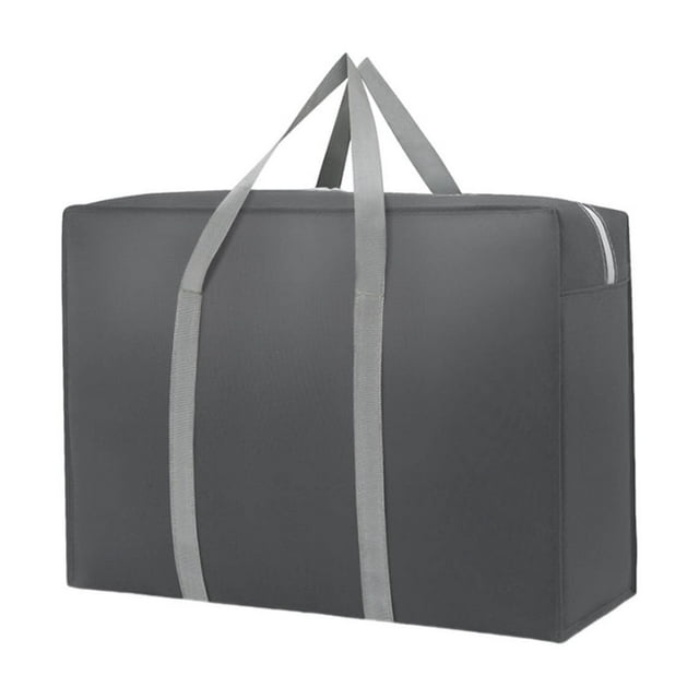 Ohufall Large Capacity Non-Woven Travel Moving Storage Bag Portable Duffel For Quilt With Clothes Storage Organizer Cloth Organizer