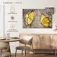 thumbnail image 5 of Elephant Stock Yellow Butterflies Wall Art - Horizontal Canvas Wall Art - Dining Room Wall Decor - Animal Canvas - Yellow And Gray Decor - 12" x 8", 5 of 8
