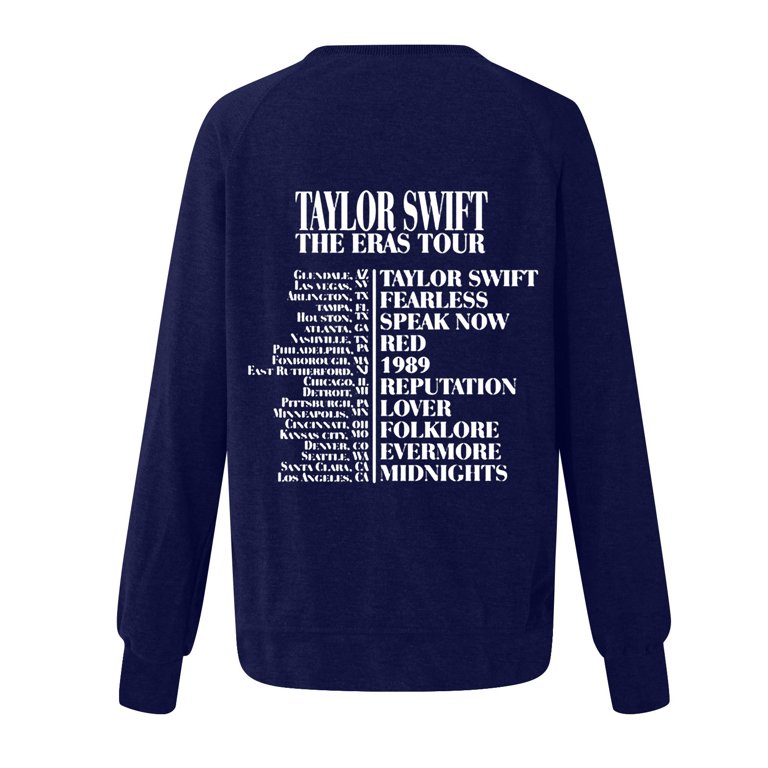 Taylor's T-shirt Women's TS Tour Crewneck T-shirt Taylor Swift Shirts  Taylor The Eras Tour Merch Swift Fans Club Lightweight Tops for Adult 