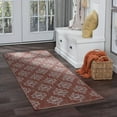 thumbnail image 5 of Tayse Veranda Area Rug VND1514 Transitional Indigo Half-Brick Swirls 2' 7" x 7' 3" Rectangle, 5 of 11