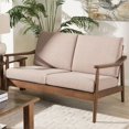 thumbnail image 2 of Bowery Hill Loveseat in Light Brown and Walnut Brown, 2 of 8