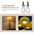 thumbnail image 2 of 2 Ensembles d'Adaptateurs d'Abat-jour à Clipser Supports d'Ampoule Ronds Supports d'Ampoule Ronds, 2 of 7
