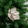 thumbnail image 3 of Northlight 20" Metallic Rose Gold Magnolia Flower Artificial Spring Stem, 3 of 3