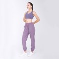 thumbnail image 3 of Pantalones deportivos holgados de talla grande para mujer, pantalones de secado rápido para fitness, pantalones de yoga y running de cintura alta, 3 of 5