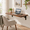 Brown-24*13.7*6.3 Inch, variant on Wall Mounted Folding Table With Pine Wood 55" X 16"floating Desk