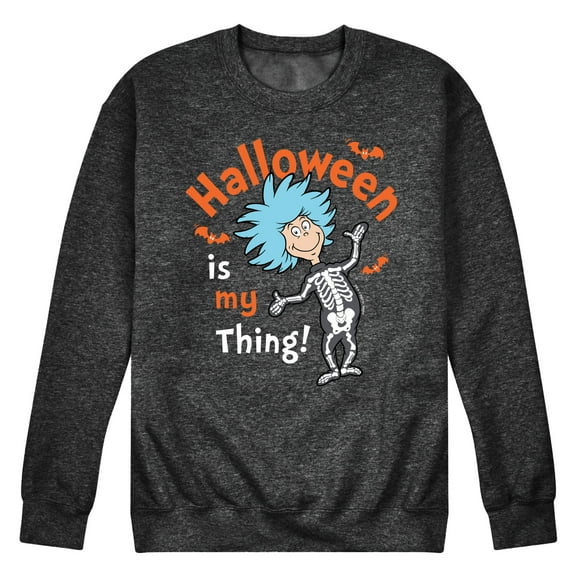 Dr. Seuss - Halloween Is My Thing - Men's Crew Neck Fleece Pullover