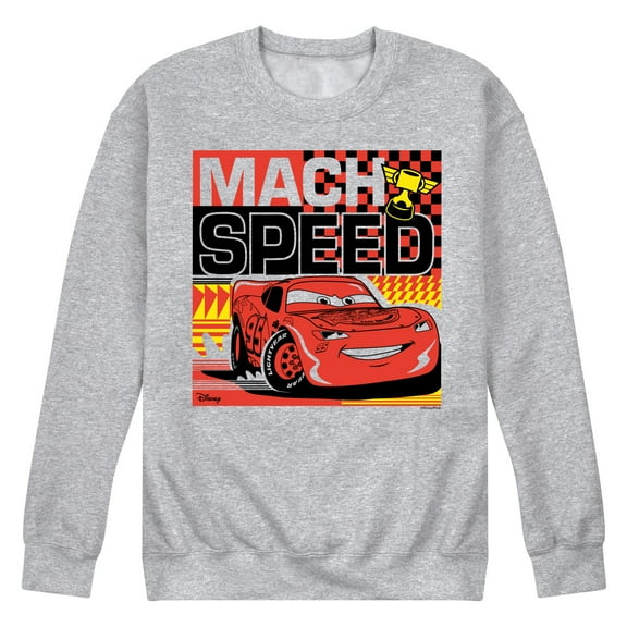 Cars - Mach Speed  - Men's Crew Neck Fleece Pullover