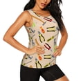 thumbnail image 2 of KLL Repair tools Print Womens Tank Top Sleeveless Workout Tops Athletic Running Shirts Yoga Gym Clothes-Small, 2 of 7