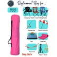 thumbnail image 2 of Camping Chair Bag. Bag for Beach, Portable, Foldable, Outdoor Chair Bag - 40"x7"x7" Pink, 2 of 9