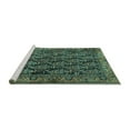 thumbnail image 2 of Ahgly Company Machine Washable Indoor Rectangle Persian Turquoise Blue Traditional Area Rugs, 8' x 12', 2 of 4