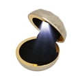 thumbnail image 4 of Boîte à Bagues avec Lumière LED, Boîte à Bagues Forme Ronde Affichage de Bijoux Boîte Cadeau Affichage de Bijoux Boîte à Bijoux Fonctionnalité Intelligente, 4 of 8