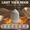 thumbnail image 4 of Essential Oil Diffuser, 100ml Aromatherapy Diffuser, Mini Ultrasonic Diffuser for Essential Oil, Home, Office, Cool Mist Humidifier with 7 Led Light, Auto Shut-Off, White, 4 of 17