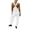 thumbnail image 3 of Langwyqu Spring Fall Sleeveless Fleece Loose Jumpsuit Solid Overall With Pocket, 3 of 5